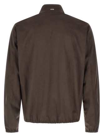 Suede effect jacket #