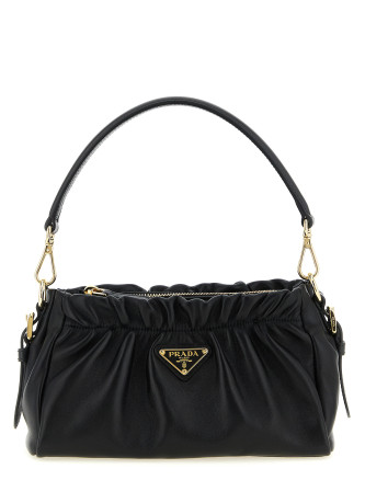 Leather shoulder bag