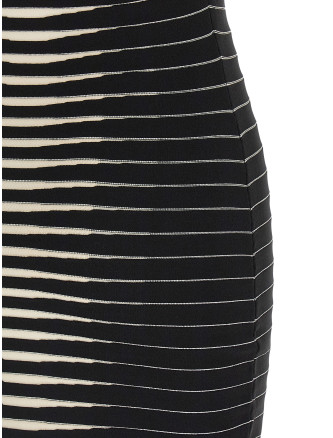 Striped dégradé dress #