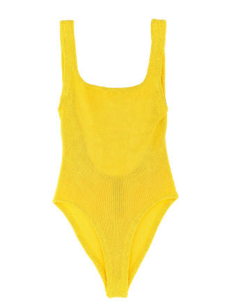 'Square Neck' one-piece swimsuit