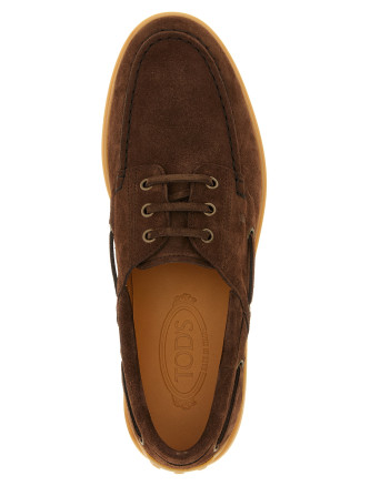 Suede boat shoe #
