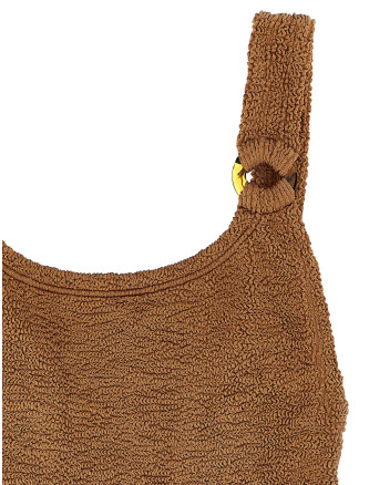 'Domino' one-piece swimsuit #