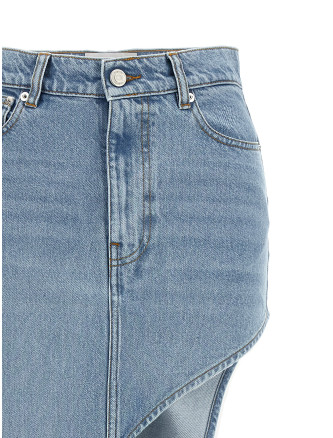 'One-Leg Denim' skirt #