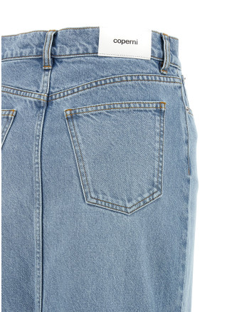 'One-Leg Denim' skirt #