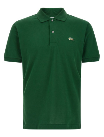 Logo patch polo shirt