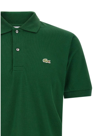 Logo patch polo shirt #