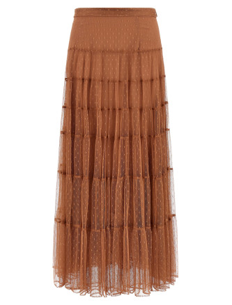 Tulle plumetis skirt