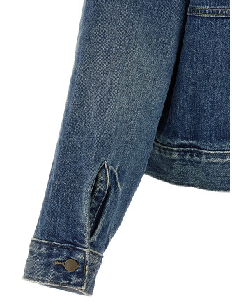 Джинсовая куртка FEAR OF GOD ESSENTIAL 'Denim Trucker' (202SP254270FCLASSICBLUE) #