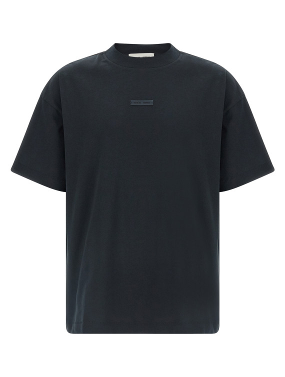 Футболка FEAR OF GOD ESSENTIAL Logo T-shirt (125SP254190FJETBLACK) #1