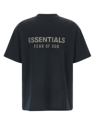 Футболка FEAR OF GOD ESSENTIAL Logo T-shirt (125SP254190FJETBLACK) #