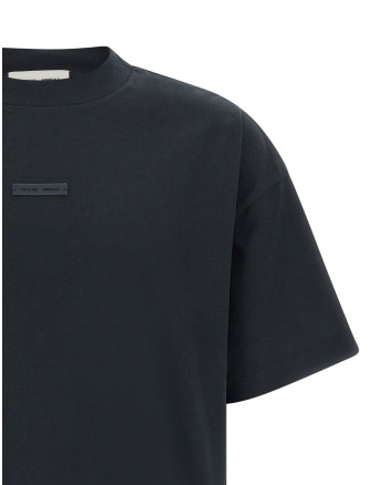Футболка FEAR OF GOD ESSENTIAL Logo T-shirt (125SP254190FJETBLACK) #