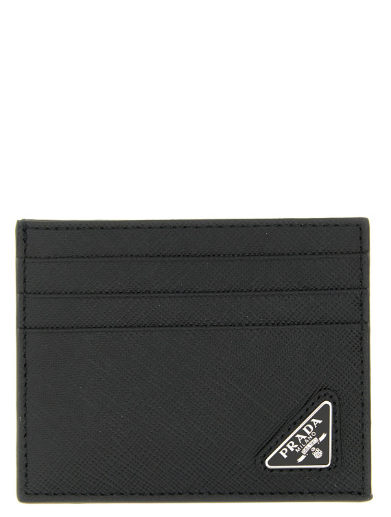 Logo leather card holder #1
