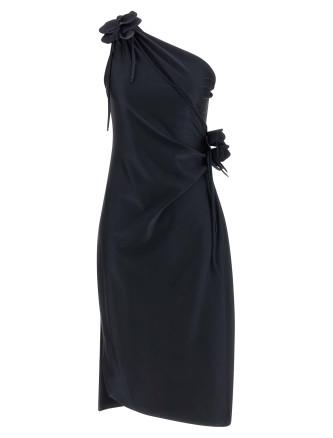 'Asymmetric Mini Flower' dress