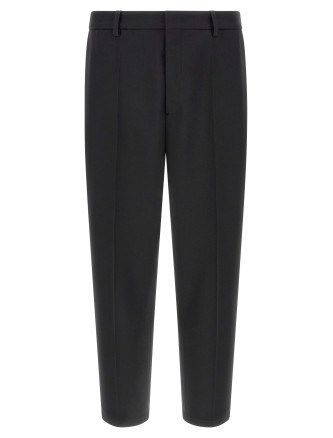 Technical gabardine trousers