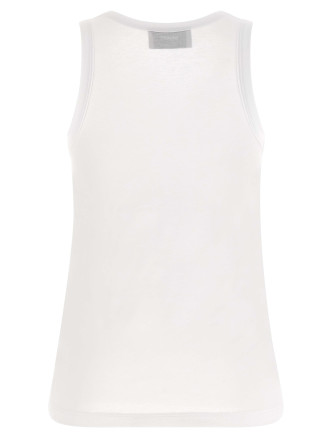 Logo embroidery tank top #