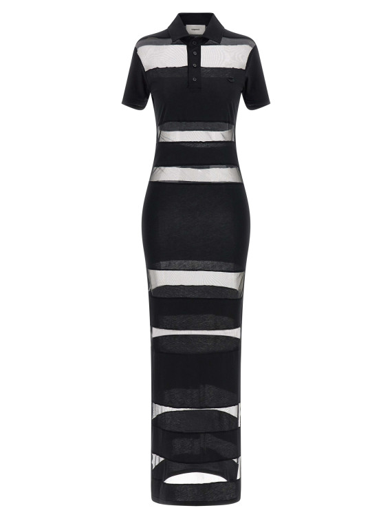 'Striped Sheer Polo' dress #1