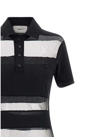 'Striped Sheer Polo' dress #