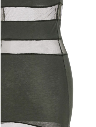 'Striped Sheer Polo' dress #