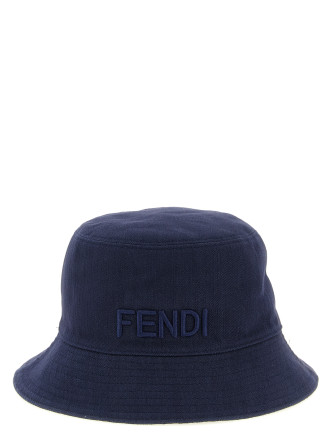 Reversible denim bucket hat