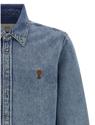 'Ami de Coeur' denim shirt #