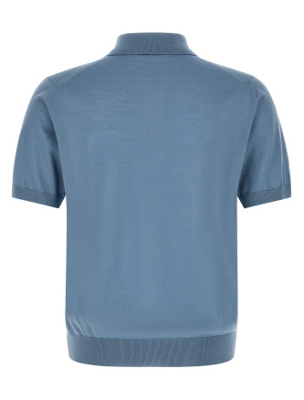 Superfine wool polo shirt #