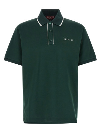 Logo embroidery polo shirt