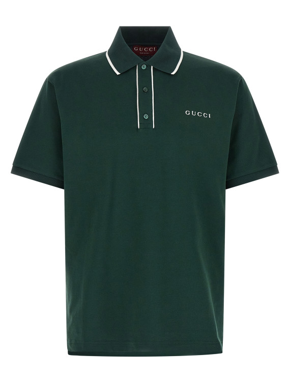 Logo embroidery polo shirt #1