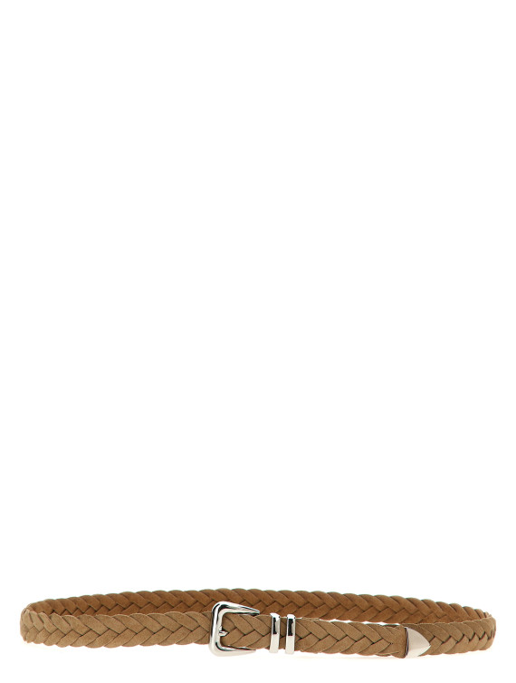 Braided calfskin belt #1