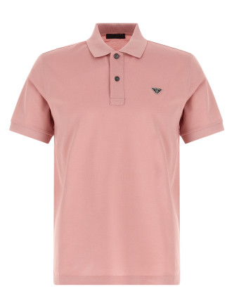 Поло PRADA Logo polo shirt