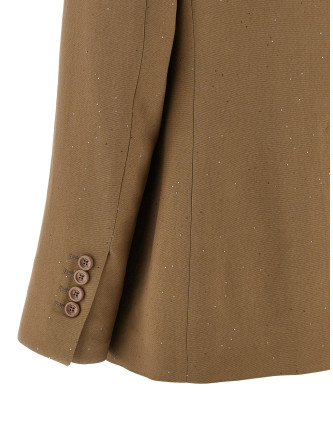 Micro sequin blazer #