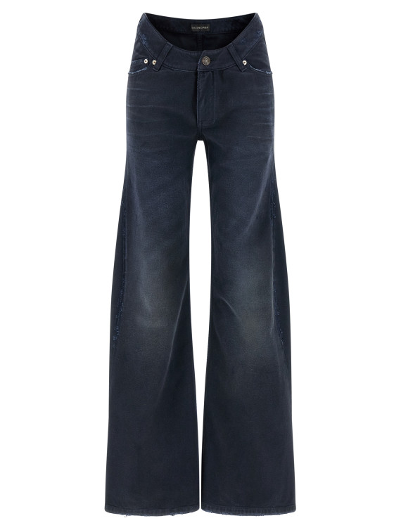 Curved waist jeans #1