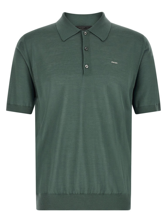 Superfine wool polo shirt #1