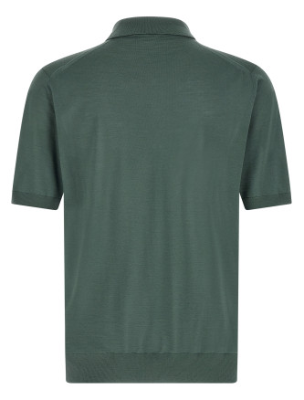 Superfine wool polo shirt #