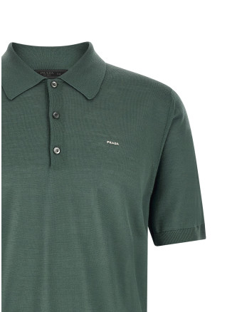 Superfine wool polo shirt #