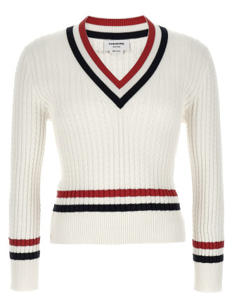 RWB intarsia sweater