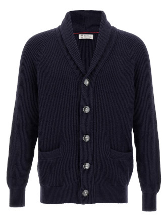 Свитер, кардиган BRUNELLO CUCINELLI Shawl neck cardigan