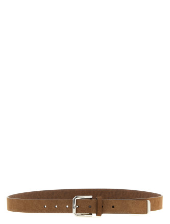 Braided leather belt