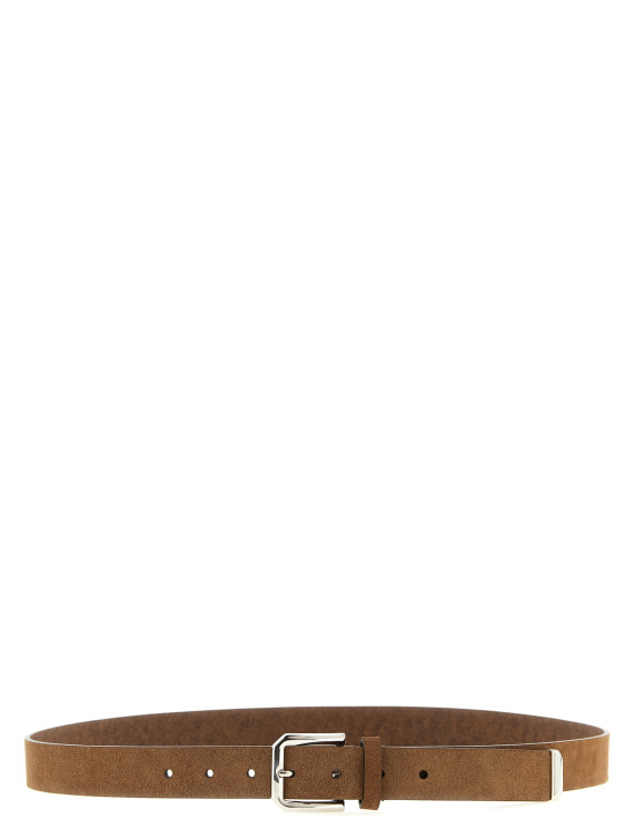 Braided leather belt #1