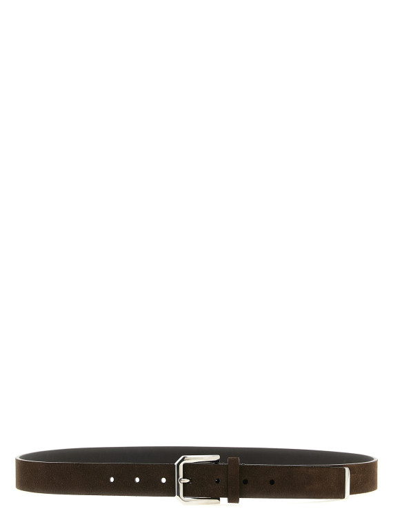 Inverted leather belt #1