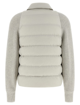 'Shiny Flap Detail' down jacket #