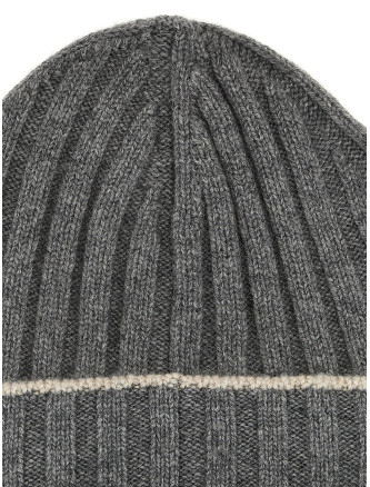 Шляпа BRUNELLO CUCINELLI Contrast line beanie (M2240900CG316) #