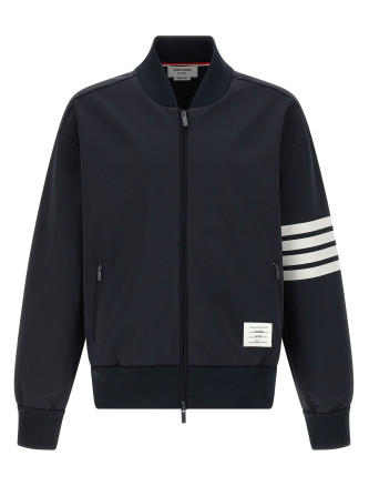 Tech viscose bomber jacket