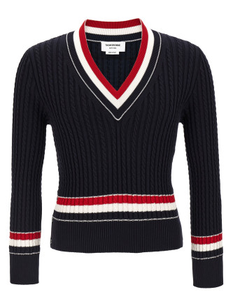 RWB intarsia sweater
