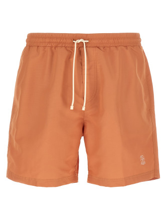 Logo embroidery swimsuit