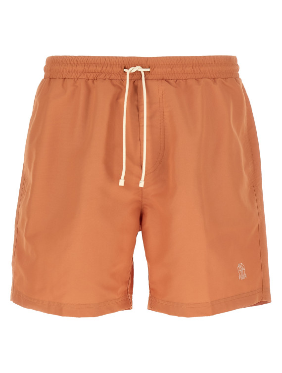 Logo embroidery swimsuit #1