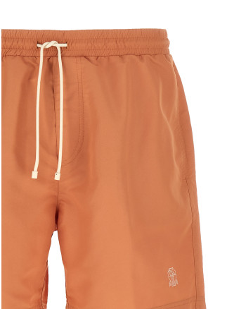 Logo embroidery swimsuit #