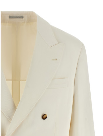 Linen silk blazer #