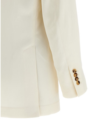 Linen silk blazer #