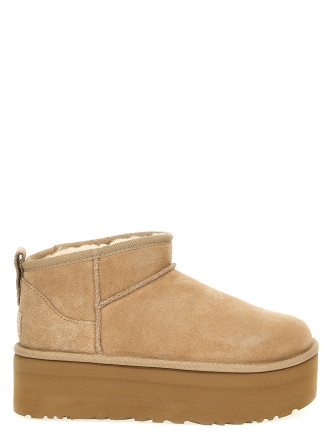 'Classic Ultra Mini Platform' ankle boots