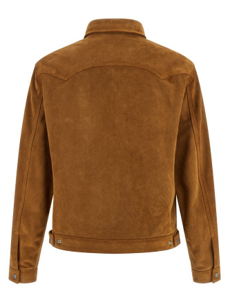 'Suede Boxy Shirt' jacket #